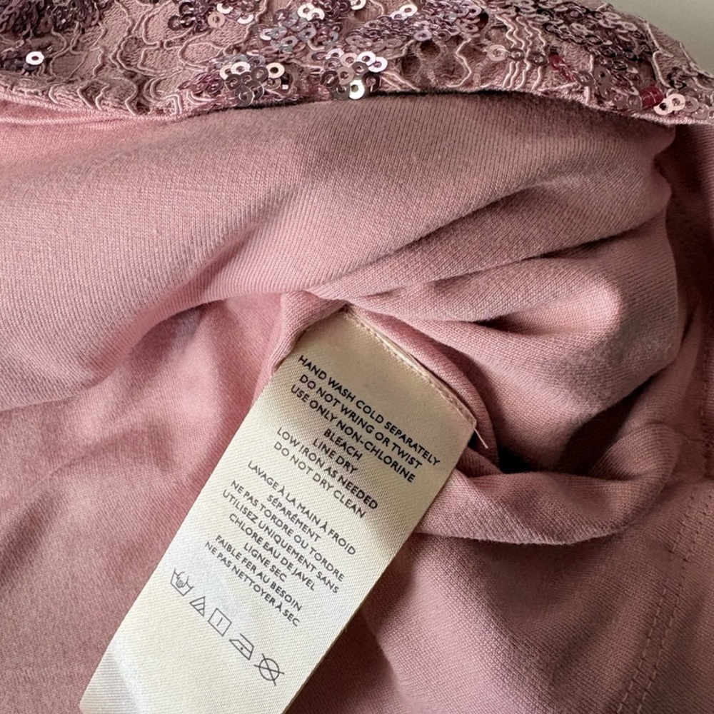 Free People Night Gaze Sequin Mini Dress Size XL - Picture 7 of 8